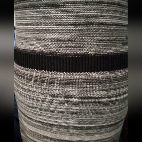 Black and Gray Striped Sweater Dress Size XS - Picture 4 of 8